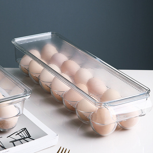 냉장고 계란 안전 보관 수납 투명 트레이