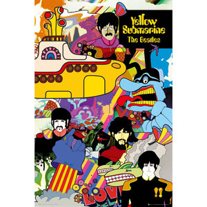 LP1394 비틀즈(BEATLES) 옐로우 서브마린 포스터