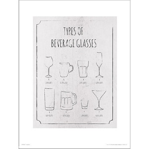 PDH01330 Beverage Glasses 음료용 유리잔 (40x50cm)